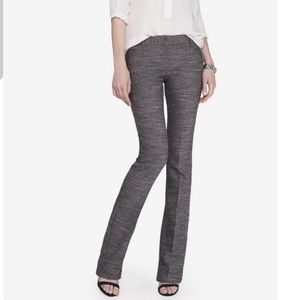 Express gray tweed columnist pant